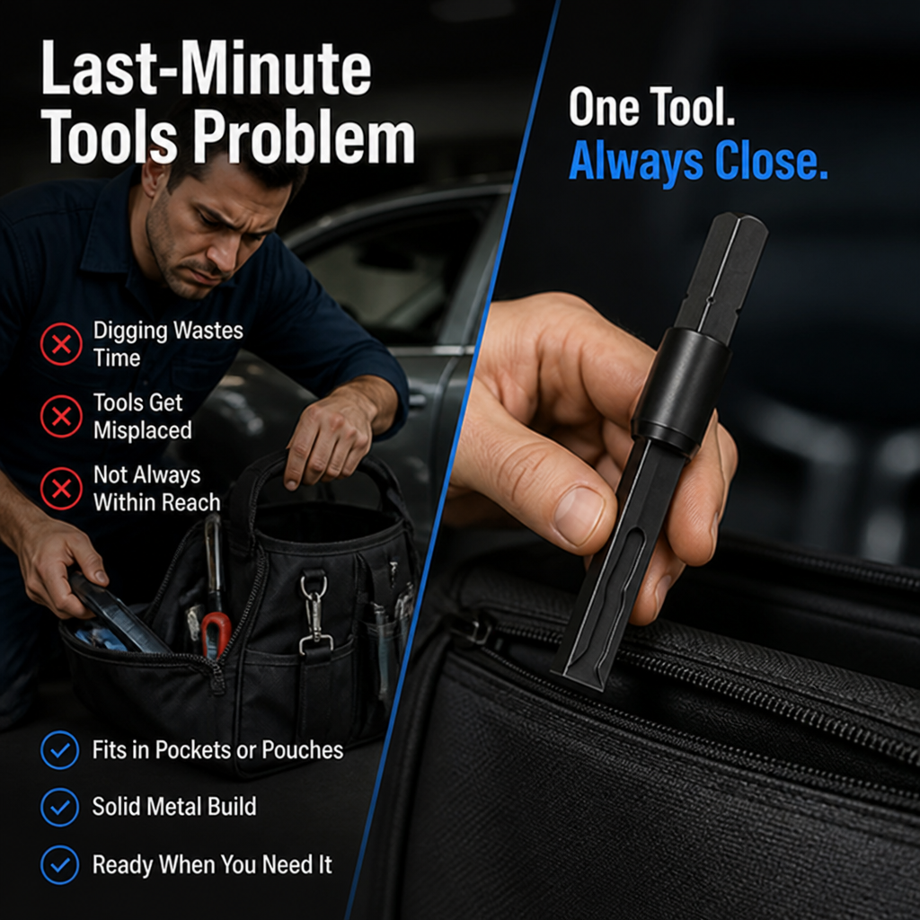 RoadEase™ — Keep Essential Gear Close and Be Ready for the Next Call