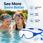 AquaVista™ Goggles — Unlock Your Child’s Joyful, Confident Swim Without Leaks or Irritation