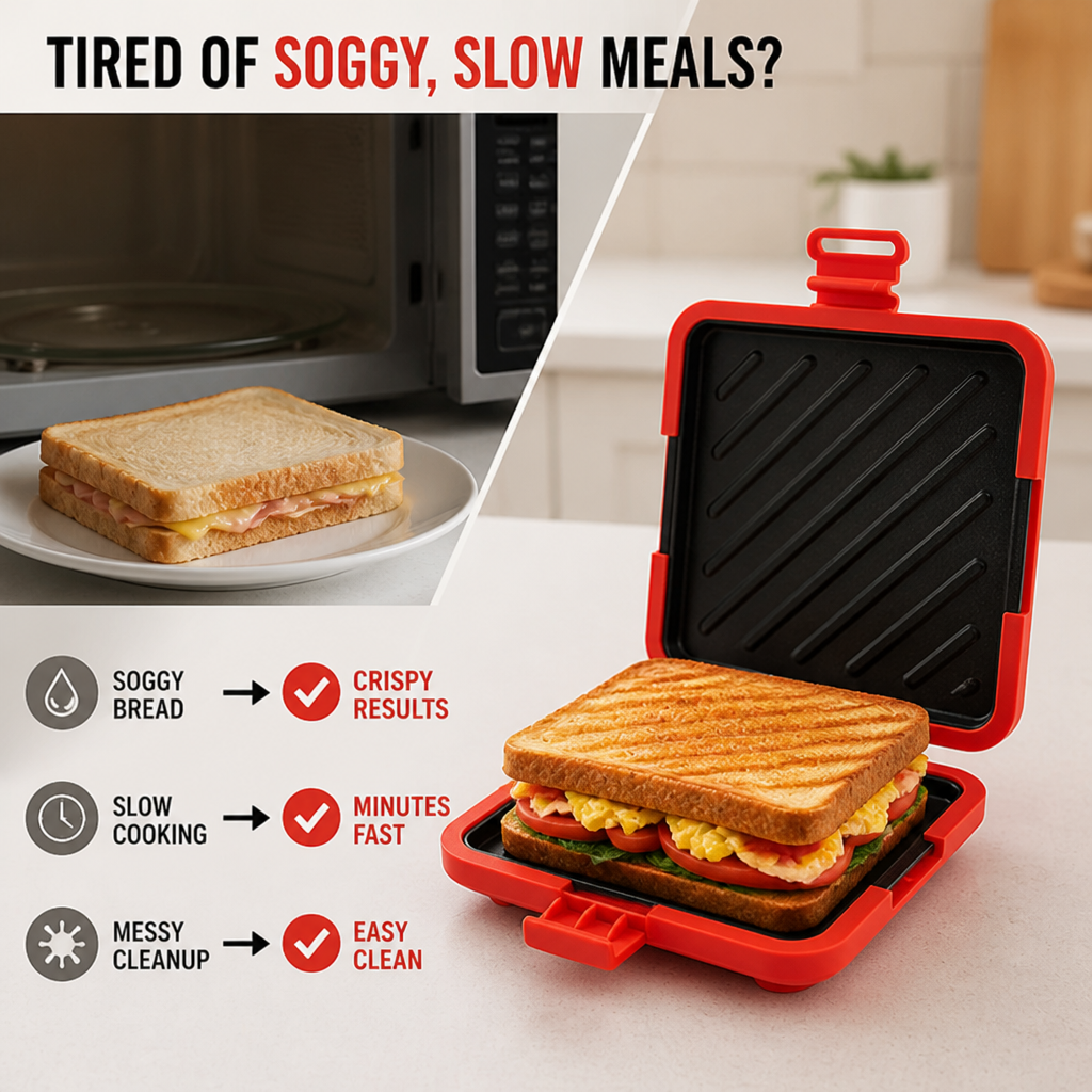 BlazeBite™ — Sizzle Up Perfectly Crispy, Mouthwatering Meals in Minutes