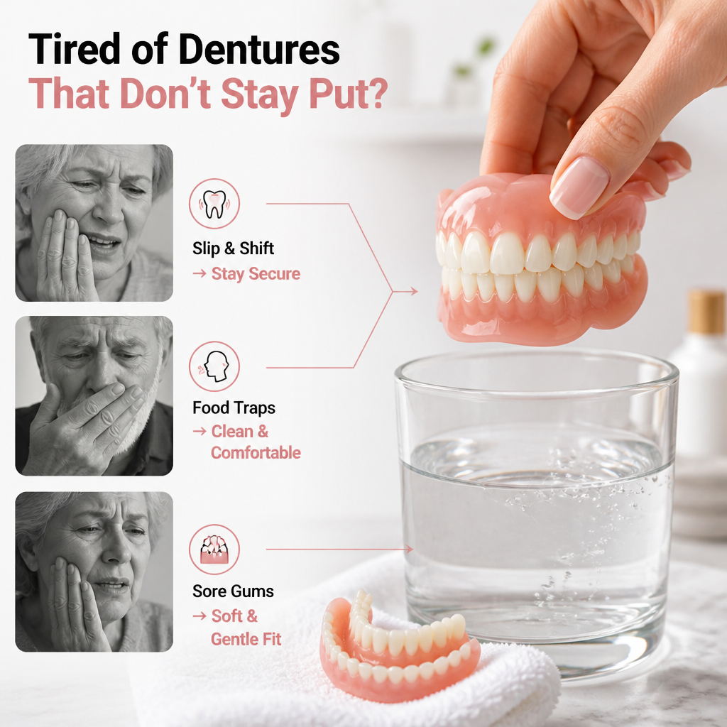 Dentivora™ Full Denture — Lock in Your Smile and Confidence All Day Long