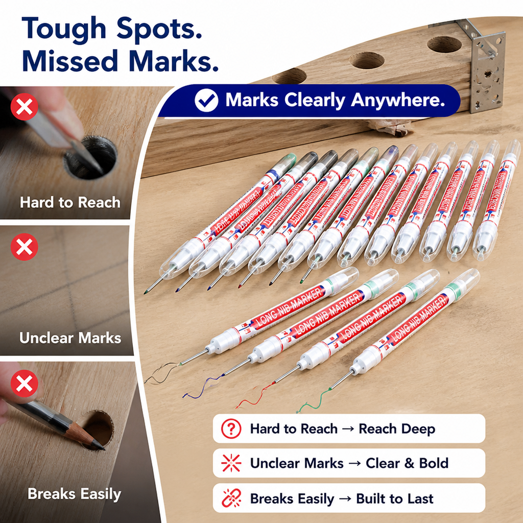 VeroMark™ Precision Pens — Nail Every Detail Deep Inside Tight Spots with Unstoppable Confidence