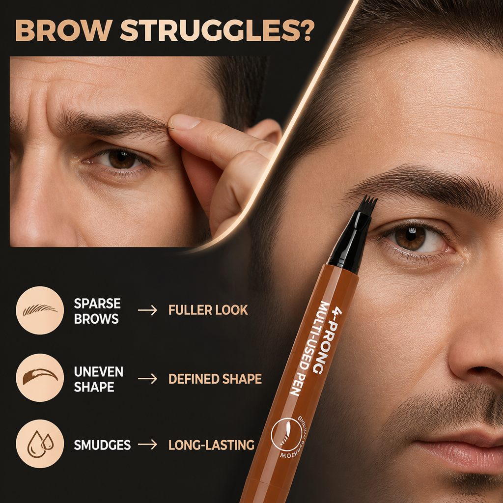 PrismShade™ Precision Brow Pen — Sculpt Perfectly Natural Brows That Empower Your Every Look