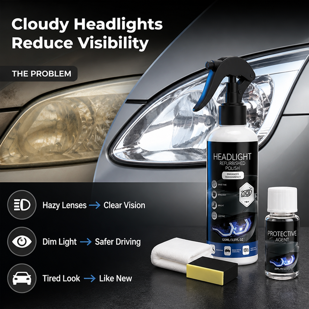 Luminexion™ — Instantly Restore Headlights to Brilliant, Showroom Shine