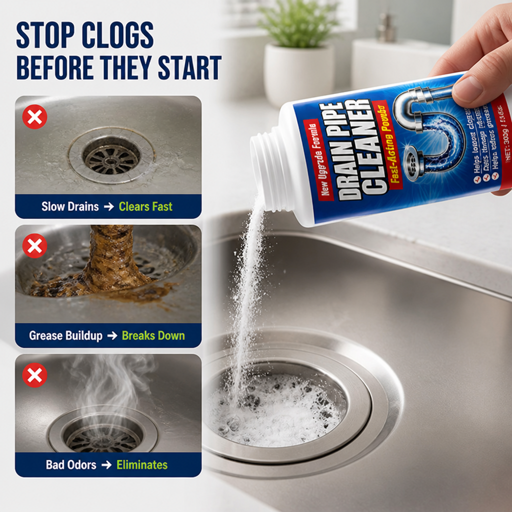 FlowMist™ — Instantly Clear Drains with Fresh, Uplifting Scents