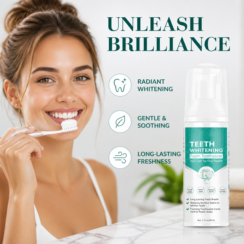 GlowBurst™ Whitening Mousse — Unleash a Brilliant Smile That Feels Fresh and Confident All Day