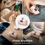 VoltEdge™ 5000mAh Mini Power Bank — Turbo Charge Your Freedom and Never Miss a Moment