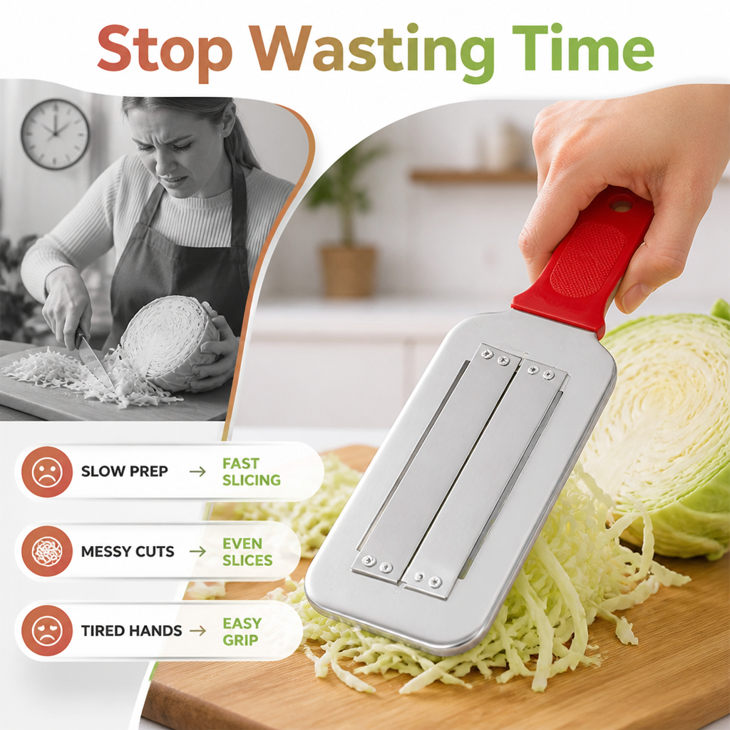 VitaSlice™ — Slice Like a Pro and Cut Prep Time in Half Effortlessly