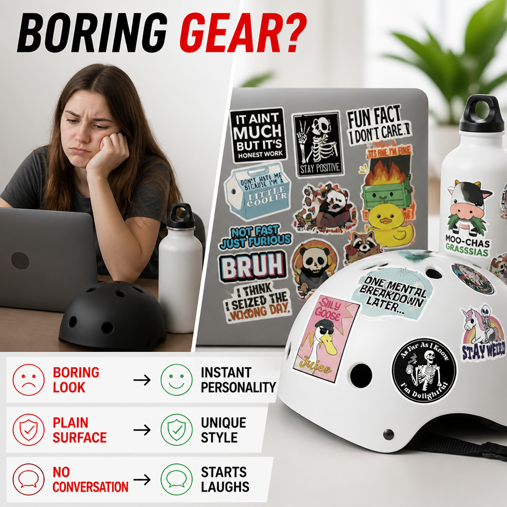 QuipPop™ — Turn Everyday Gear Into a Rolling Conversation Starter