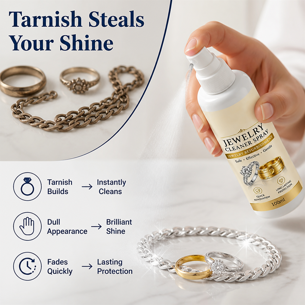 LustraClear™ Antioxidant Jewelry Spray — Instantly Revive Your Shine and Wear Confidence Every Day