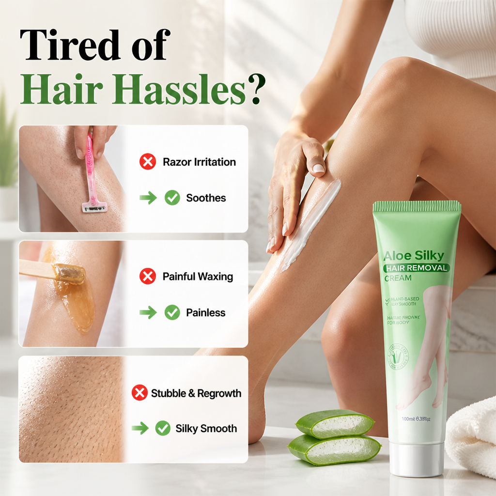 SilkAura™ — Effortless, Soothing Smoothness That Makes Your Skin Glow