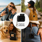 SnapAura™ — Turn Every Moment Into a Vibrant Retro Story Wherever You Go