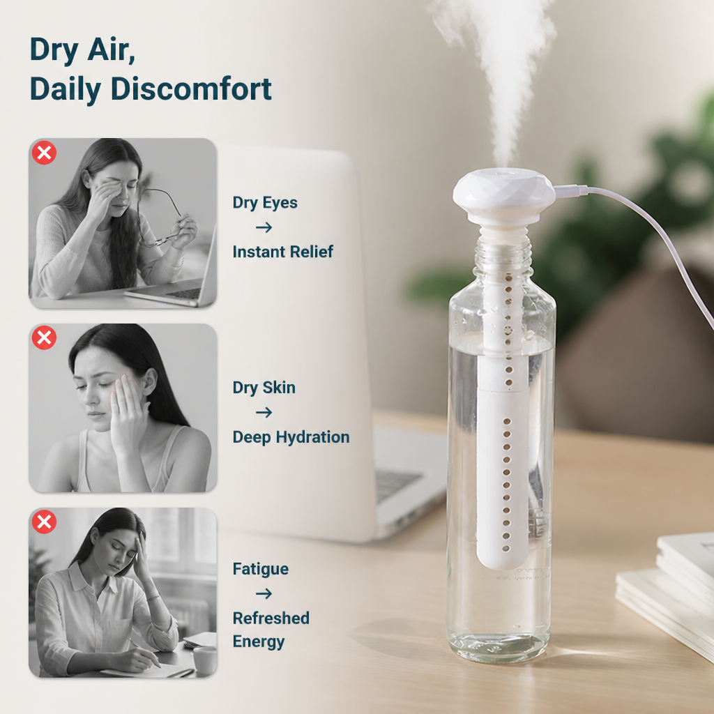 DewAura™ — Instantly Revive Your Skin with Deep, Refreshing Hydration Anywhere
