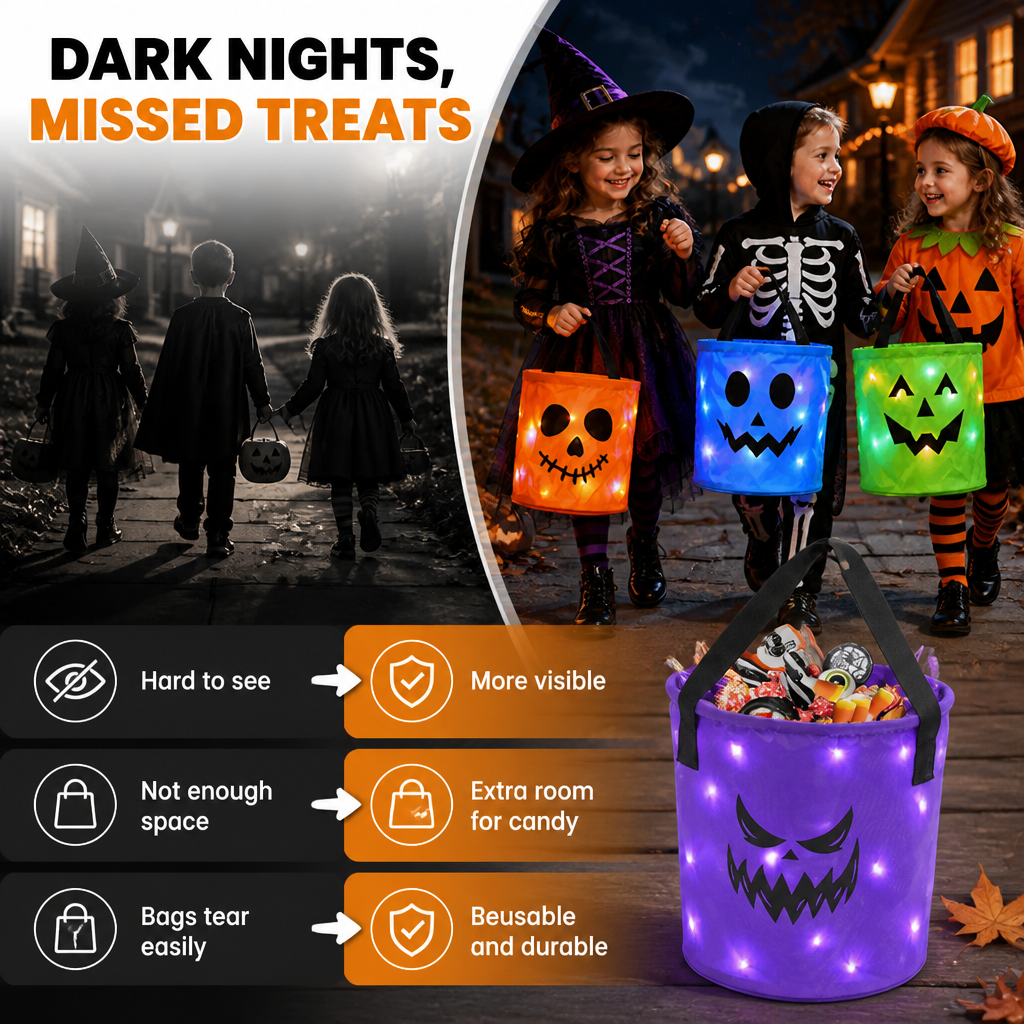 BrightBoo™ — Light Up Every Halloween Haunt with Safety and Space to Spare