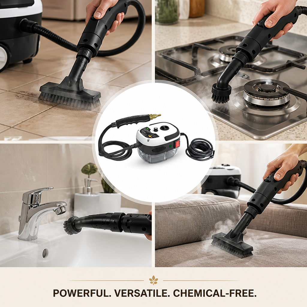 VaporaSense™ Industrial Steam Cleaner — Effortless Power That Transforms Your Space Instantly