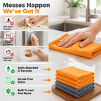 PureMist™ Shammy — Wipe Away Messes Instantly for Spotless, Shine-Ready Surfaces