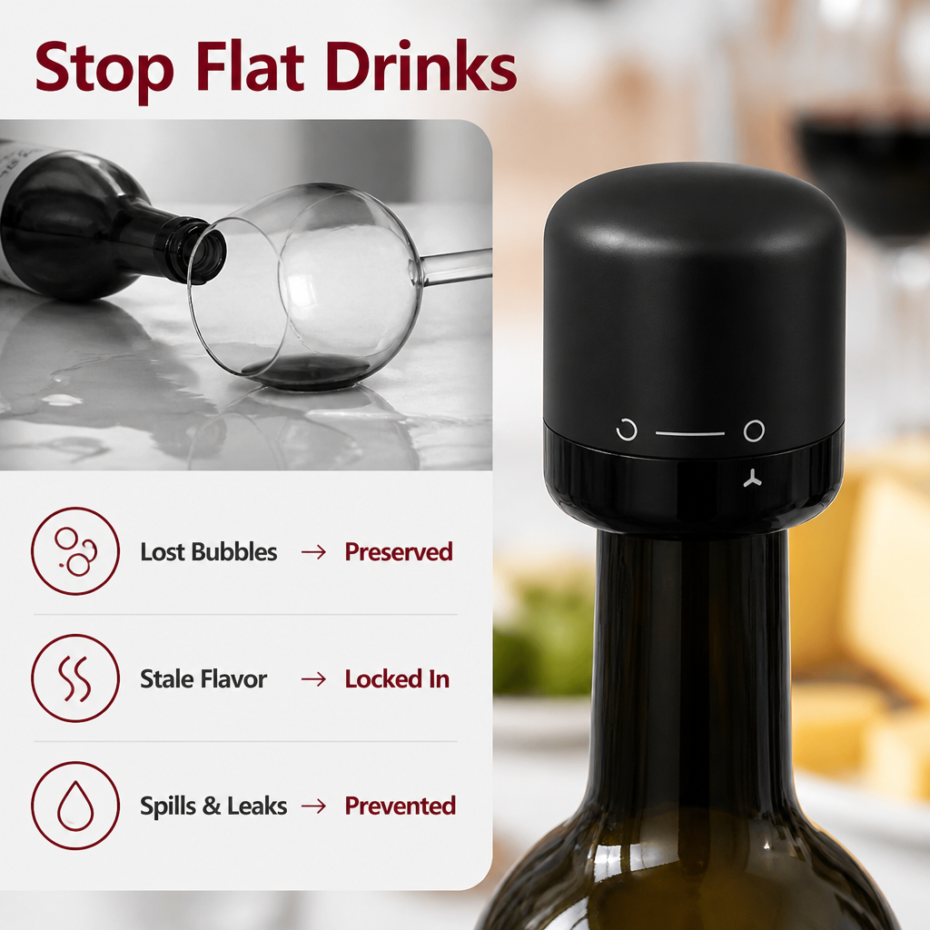 SilenSeal™ — Lock in Every Bubble and Savor Fresh Flavor Again and Again
