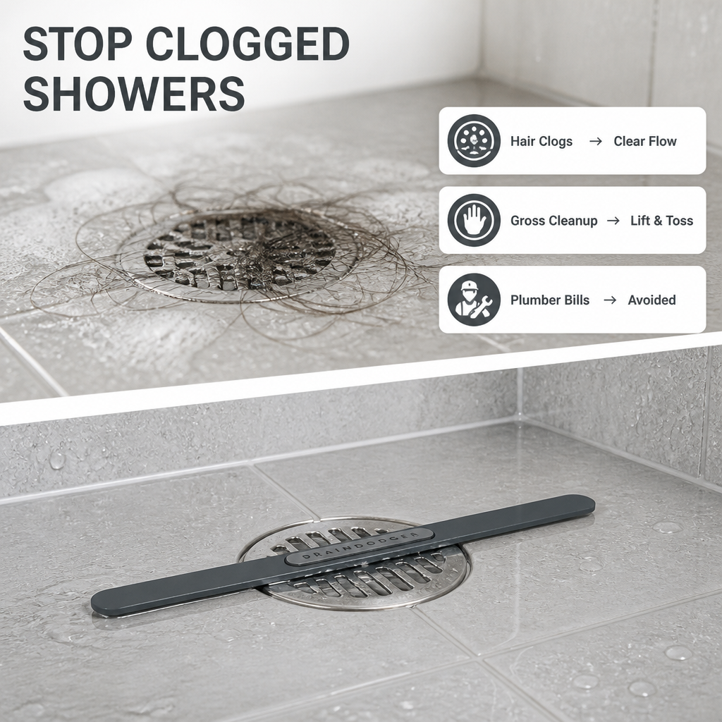 AquaGuard™ — End Shower Drain Nightmares and Enjoy Instant, Hassle-Free Flow