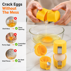 CrackEase™ — Crack Perfect Eggs Instantly, Stress-Free and Spotless Every Time