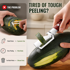 SwiftPeel™ — Slice Through Tough Skins in a Flash Without the Fuss