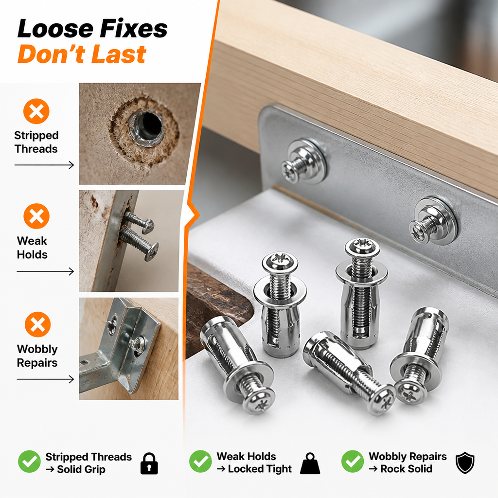 TitanLock™ Rivet Nut Set — Lock In Rock-Solid Strength That Lasts a Lifetime