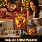 Highland Haven™ Festive Figurine Calendar — 24 Days of Heartwarming Surprises That Brighten Every Morning