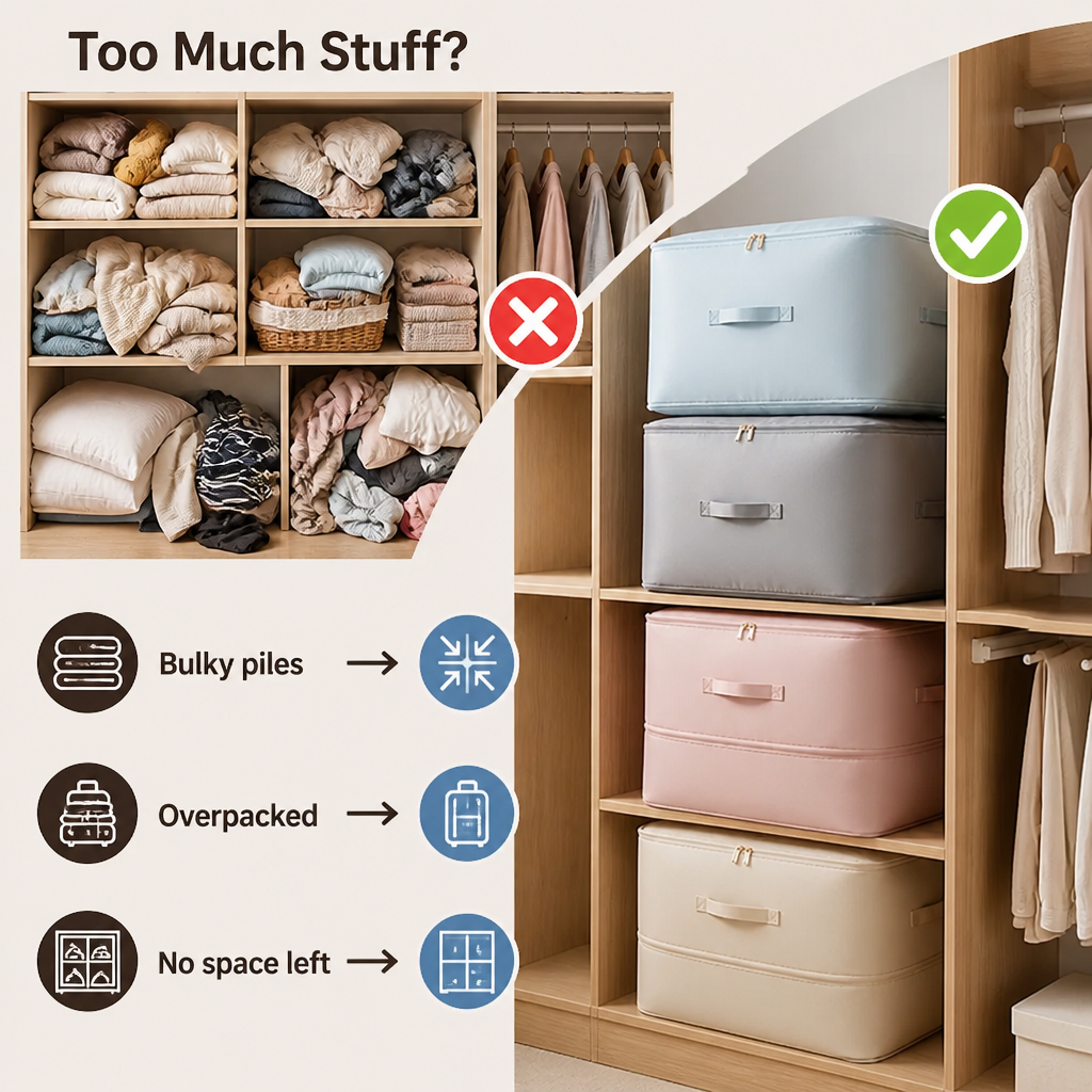 VastPress™ — Crush Clutter Instantly and Reclaim Your Space with Effortless Zip Compression