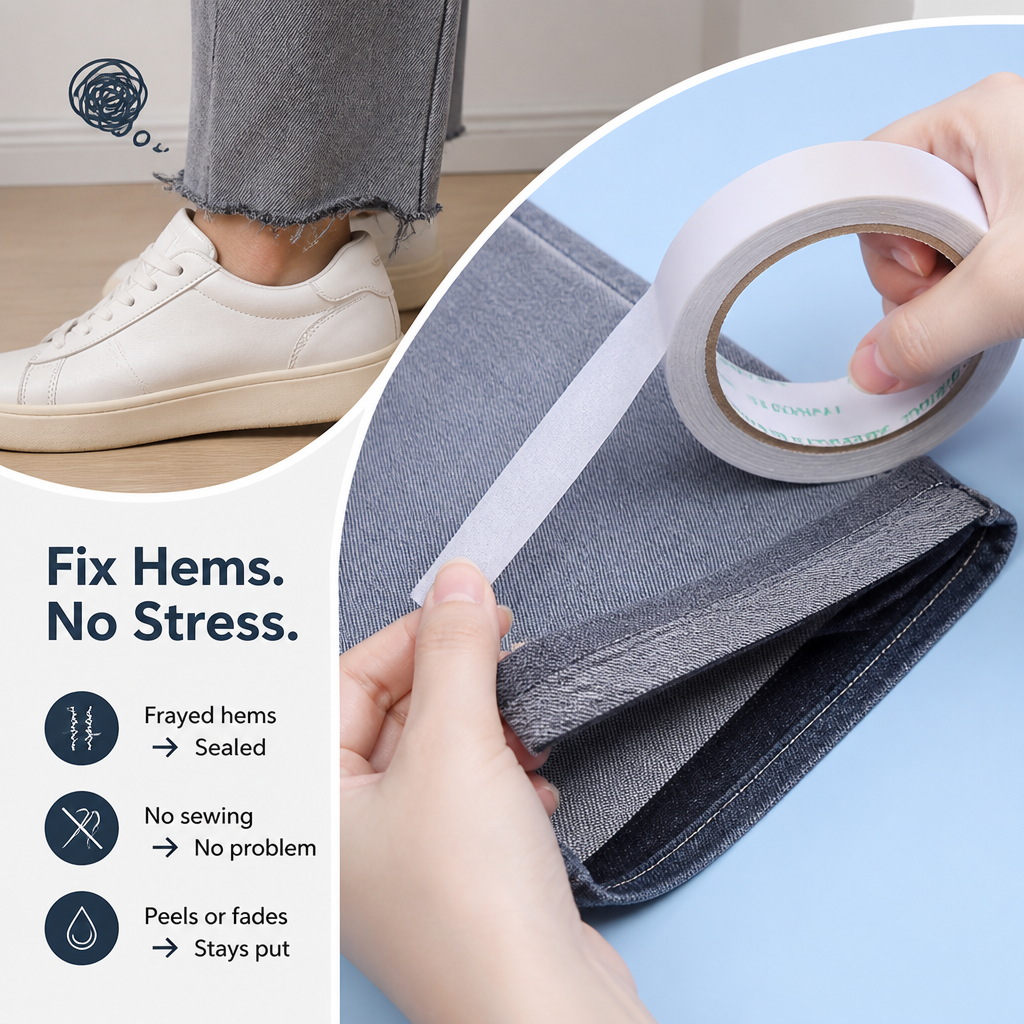 Bondessa™ — Hem Your Worries Away with Effortless, Wash-Proof Perfection