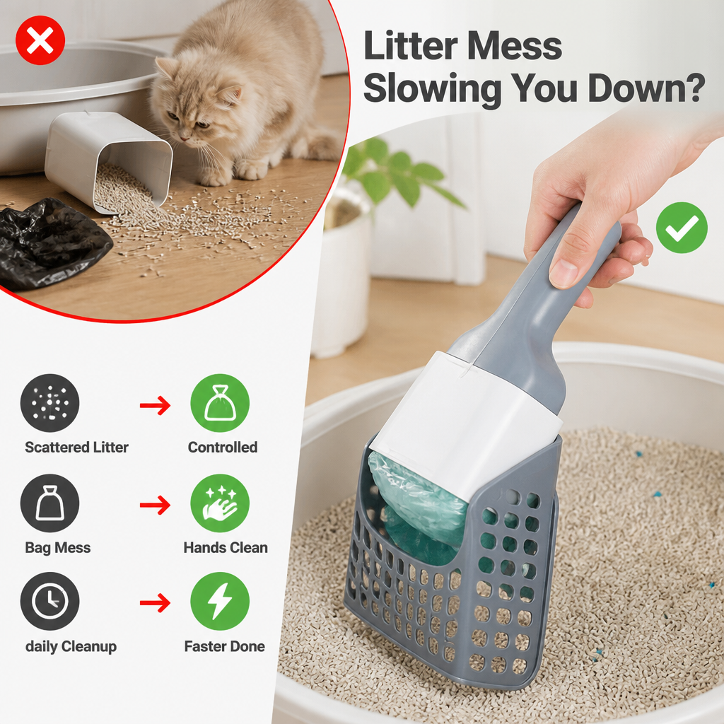 PurraNest™ — Effortless One-Hand Cleanup That Frees You to Love More