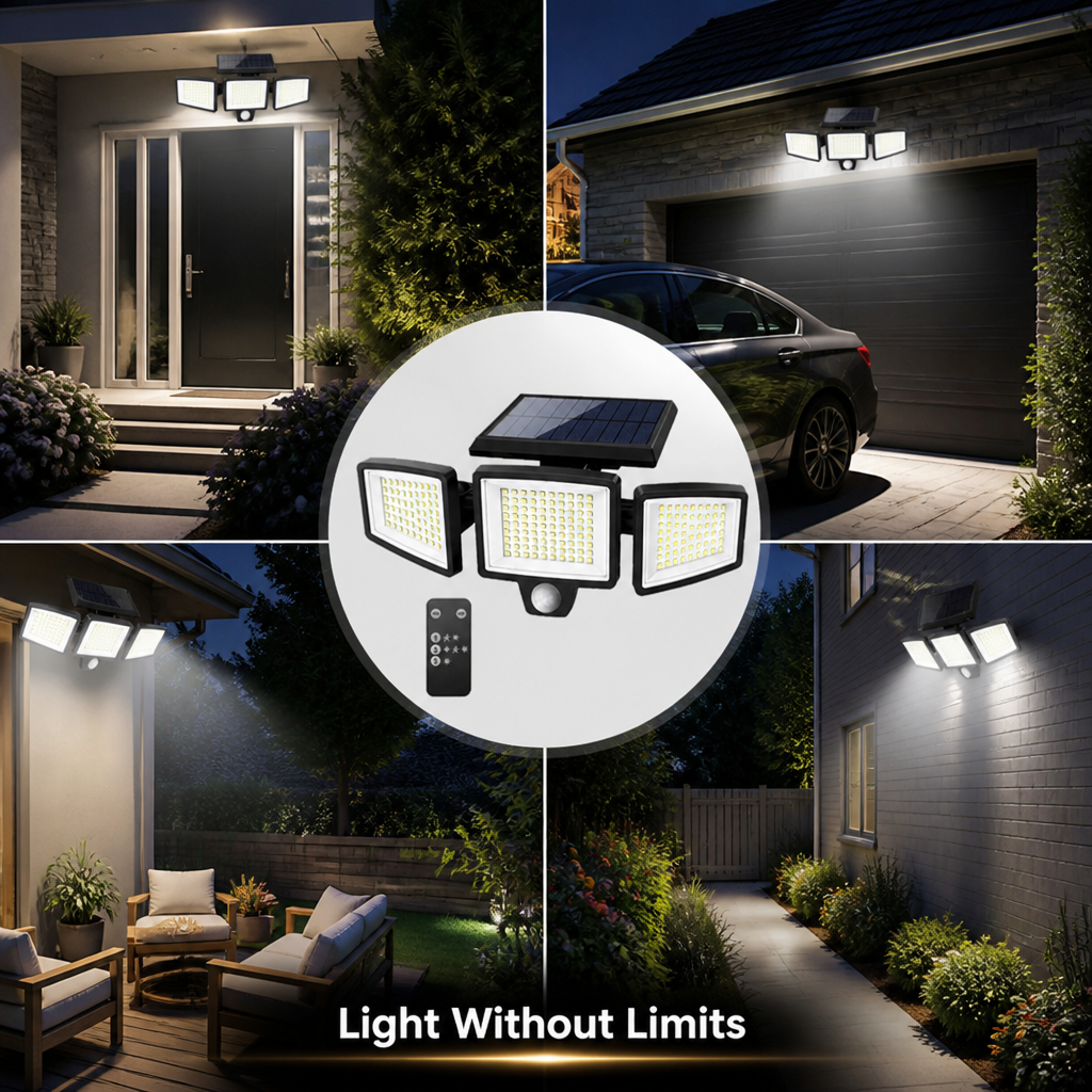 RadiantShield™ — Light Up Your Nights with Instant, Hands-Free Security and Lasting Solar Power