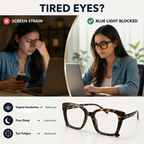 RavenClair™ Blue Light Blockers — Relax Your Eyes and Look Sharp All Day Long