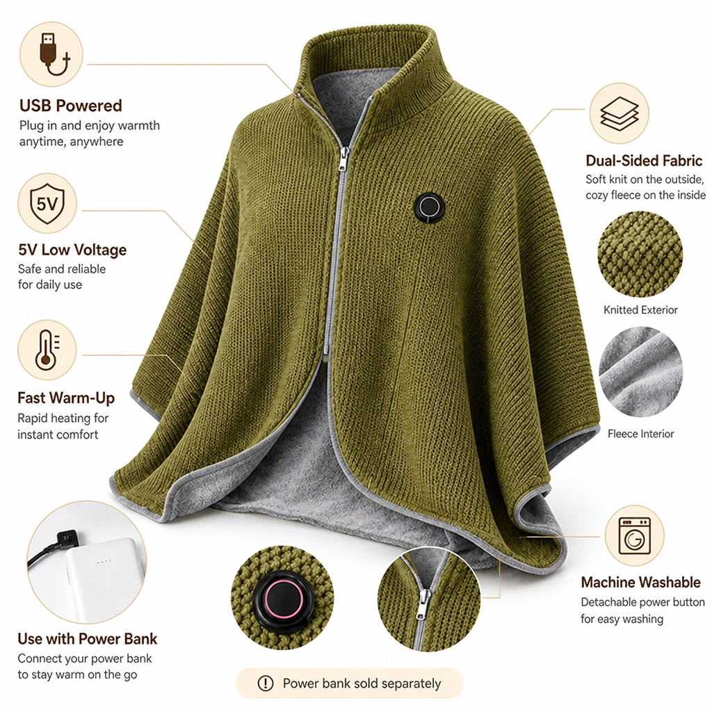 LumiFleece™ — Your On-the-Go Wrap of Instant, Blissful Warmth