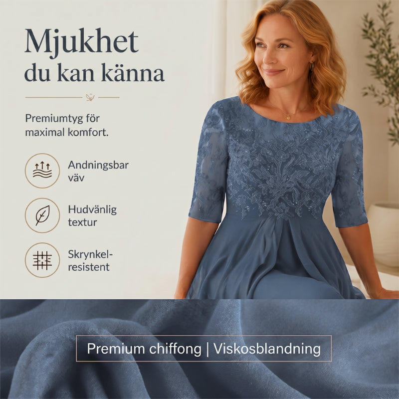 SilkAura™ Embroidered Cocktail Dress™ — Command Every Room with Effortless Elegance and Confidence