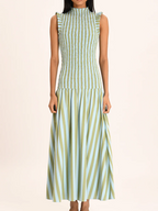 SerenLuxe™ Stripe Maxi Dress — Feel Confident and Effortless in Every Move