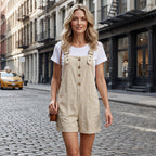 MiraLuxe™ Short Overalls — Slip Into All-Day Comfort and Effortless Style