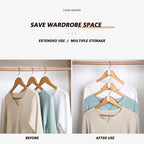 VersaClasp™ 60-Piece Set — Instantly Unlock Hidden Closet Space for Effortless Style and Order