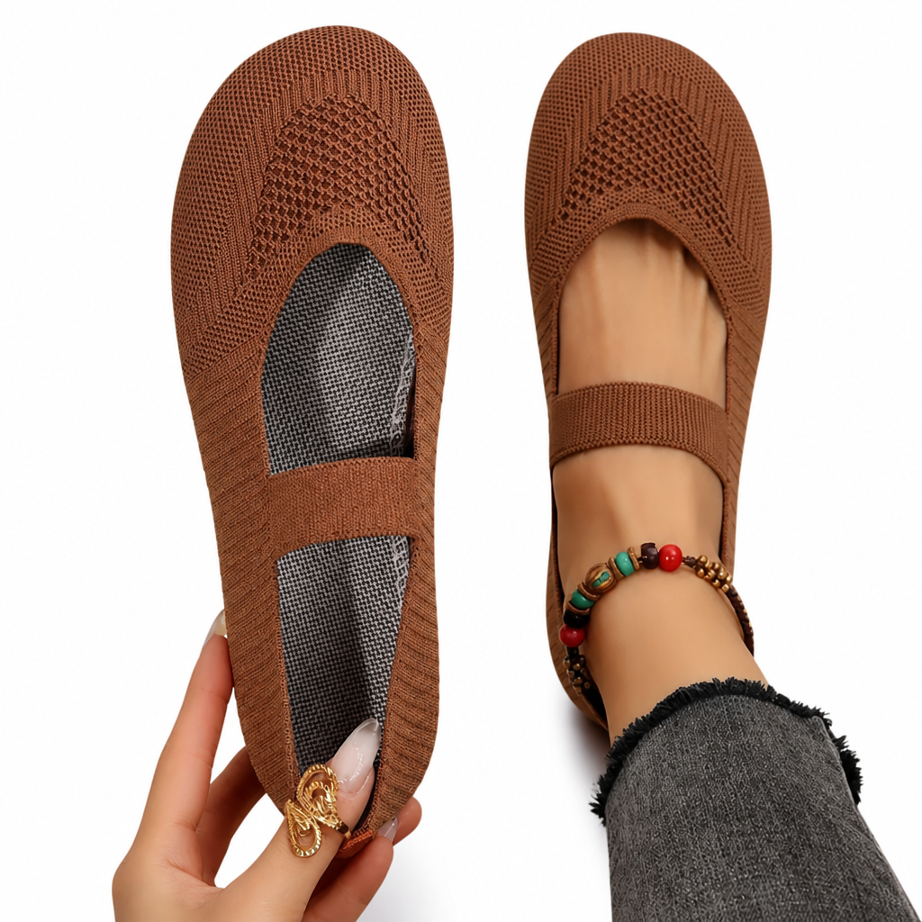 VivaStride™ Knit Flats — Breeze Through Your Day with Effortless Comfort and Confidence