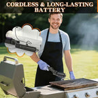 BlazeScrub™ — Clean Your Grill Effortlessly and Enjoy Every Sparkling BBQ Moment