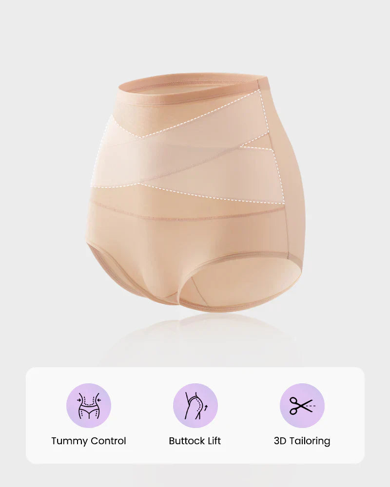 Silhoxi™ Plus-Size High-Waist Tummy Sculpting Panties — Instantly Smooth Your Waist and Own Your Confidence All Day