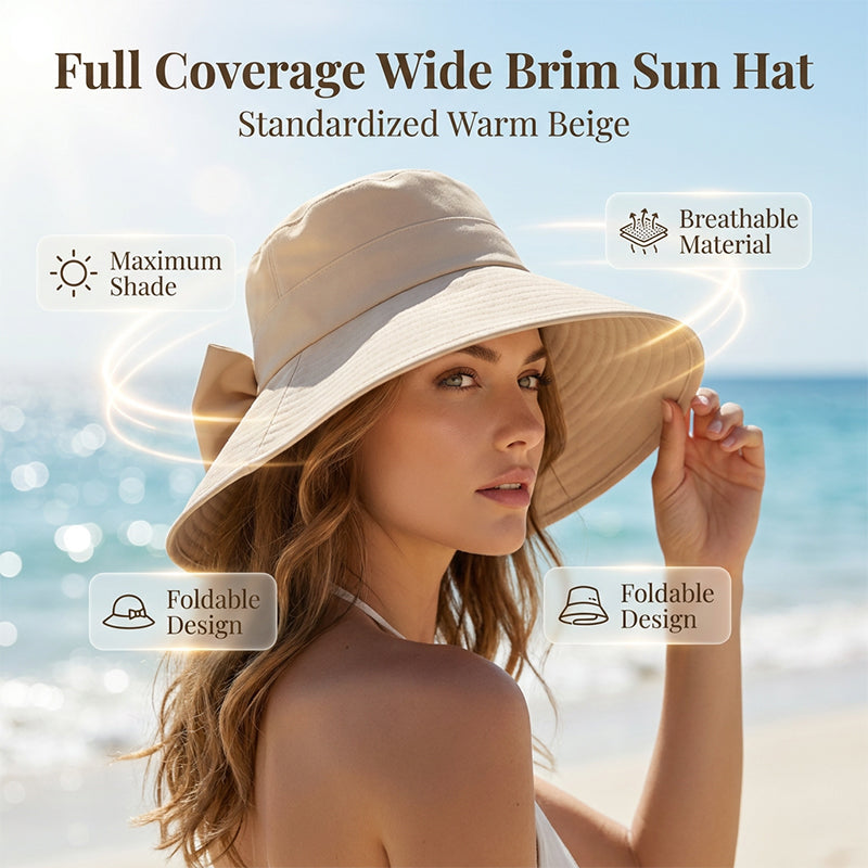 RadiantAura™ Hat — Unlock Effortless Elegance with Unbeatable Sun Protection