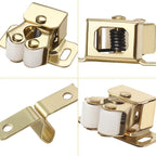 SteelLock™ Dual Roller Cabinet Latches  (Set of 4)  — Lock In Quiet Strength and Unshakable Peace of Mind
