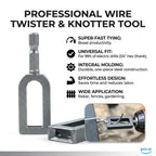 SteelGrip™ — Turn Your Drill Into a Powerhouse for Rock-Solid, Effortless Wire Ties