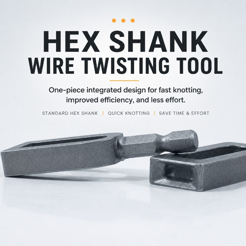 SteelGrip™ — Turn Your Drill Into a Powerhouse for Rock-Solid, Effortless Wire Ties