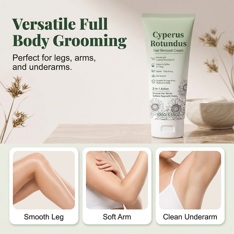 SilkNude™ Hair Removal Cream — Feel the Confidence of Silky, Irritation-Free Skin Instantly