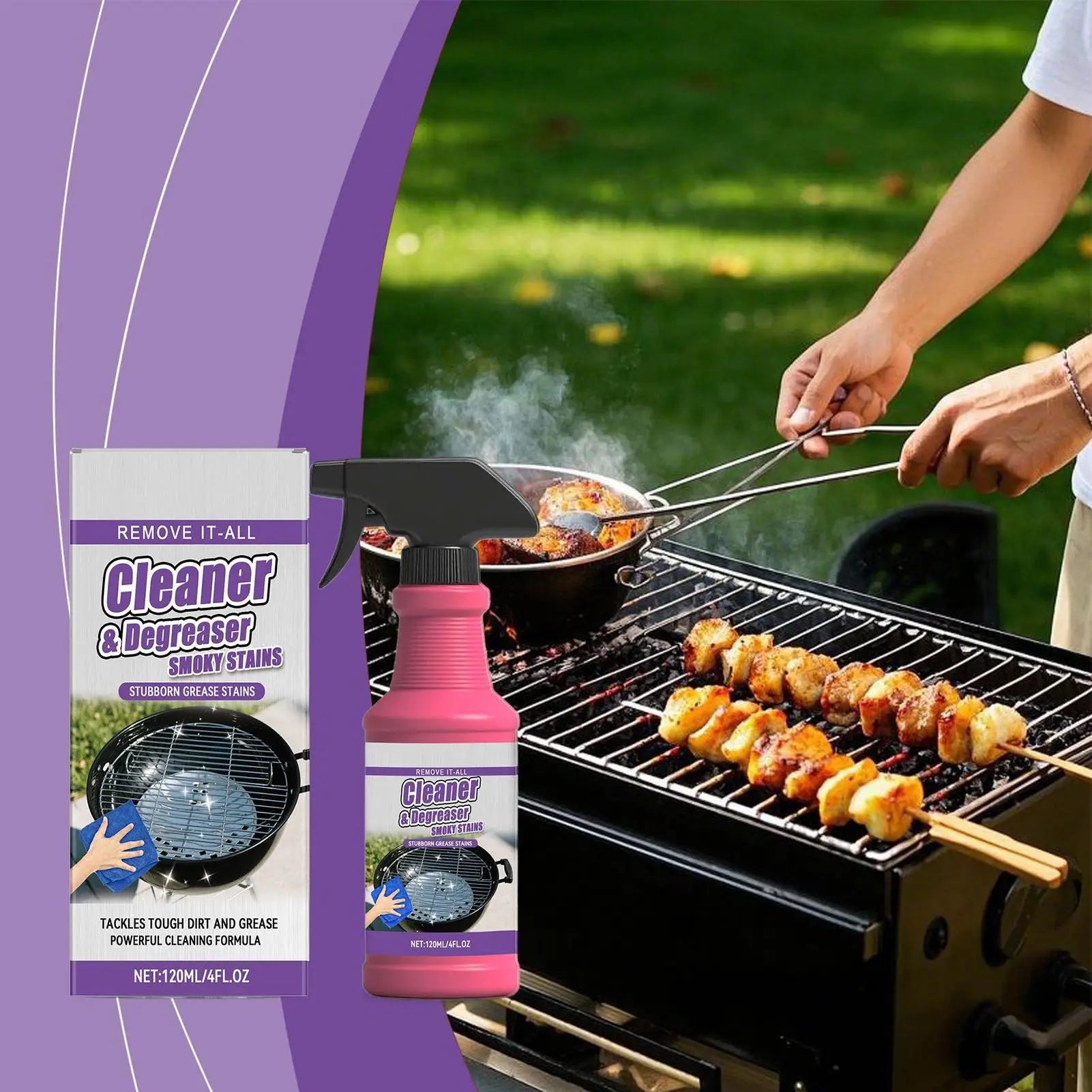 SizzleCleanse™ — Effortless Grease-Busting Power for a Sparkling, Stress-Free Kitchen