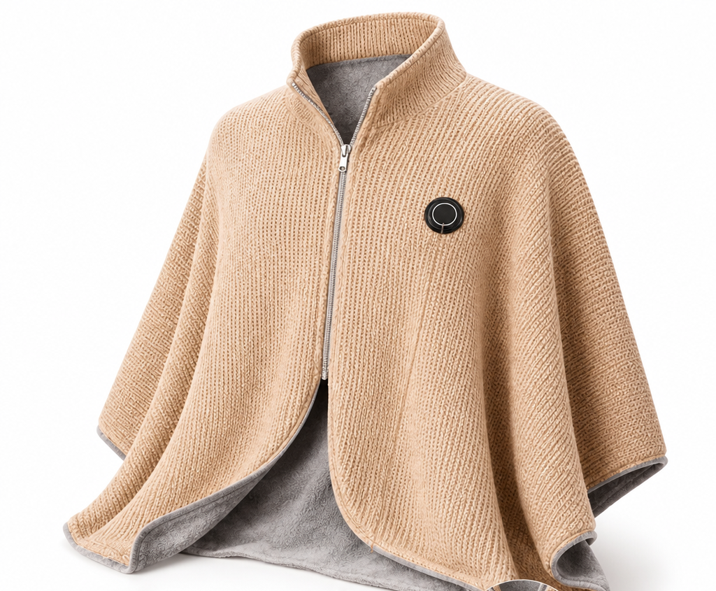 AmberEase™ Rechargeable Heated Blanket & Scarf — Wrap Yourself in Portable, Personalized Warmth Anytime