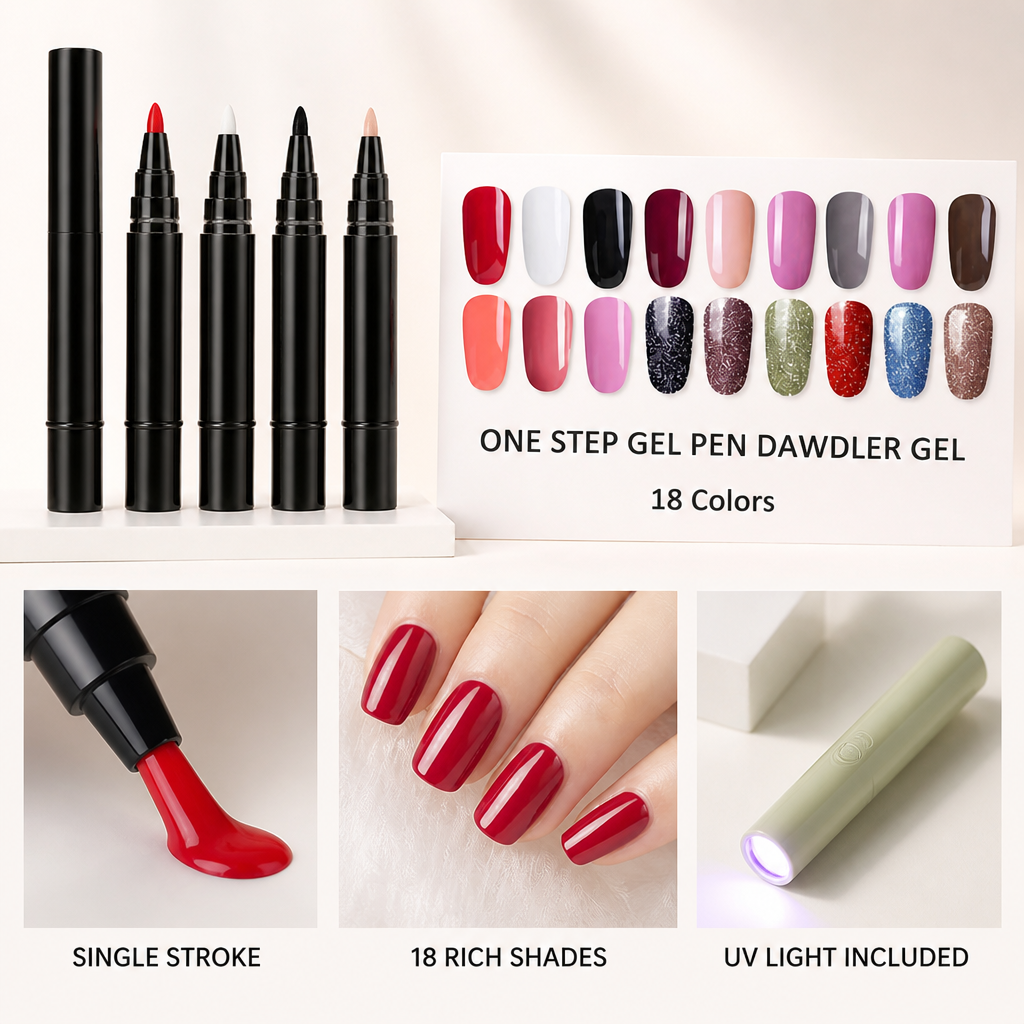 LumiLuxe™ Gel Pen — Stunning, Salon-Quality Nails in Minutes That Last All Month