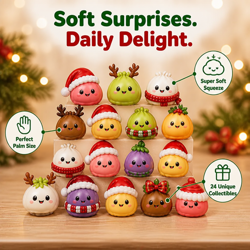 SquishJoy™ — 24 Days of Soft Surprises That Melt Stress and Spark Smiles