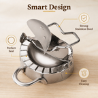 VitaFold™ Stainless Steel Mold & Cutter — Effortless Dumplings That Look and Taste Like a Pro Made Them