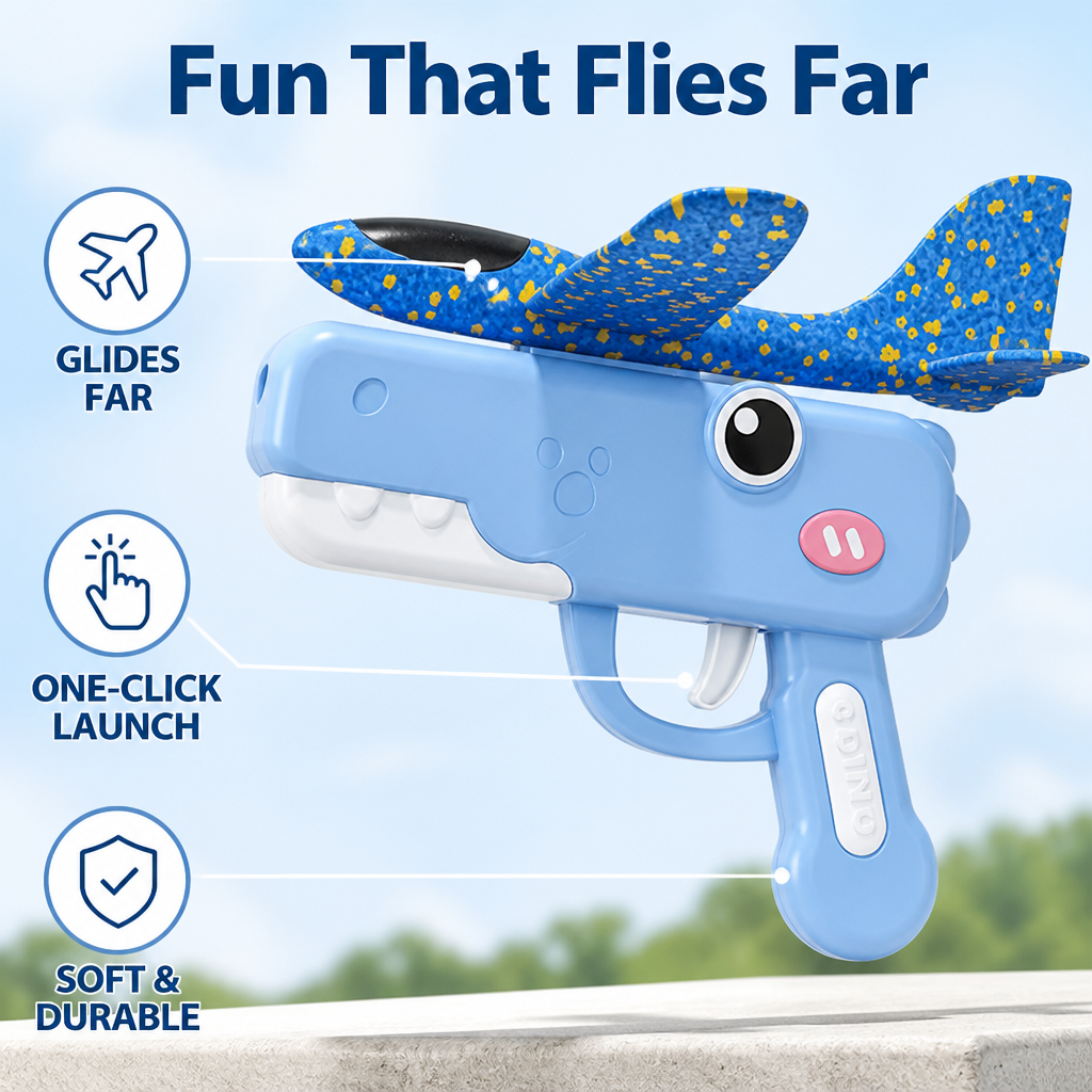 SkyRex™ Glider — Ignite Their Imagination with Every Soaring Launch