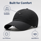 FeatherFlex™ Pro Cap — Breathe Easy, Stay Dry, and Look Unstoppable